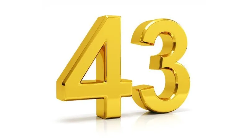 Ý nghĩa đặc biệt của số 43 - Biểu tượng may mắn hành Thổ