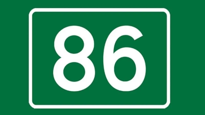 Con số 86 tượng trưng cho may mắn và cơ hội phát tài